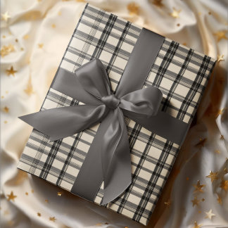 Feuille De Papier Cadeau Ensemble de 3 documents d'enveloppement de Noël de