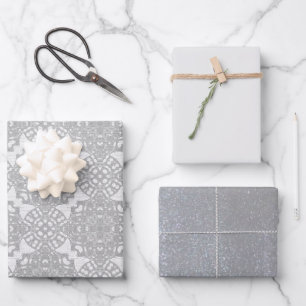Feuille De Papier Cadeau Ensemble de design d'élégance de mariage MVB 1