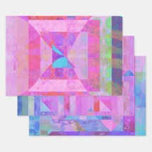 Ensemble de supports mélangés roses chauds de papi