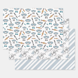 Feuille De Papier Cadeau Ensemble élégant d'enveloppes cadeaux de Fête des