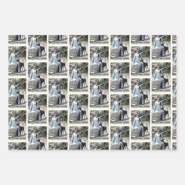 Feuille De Papier Cadeau Ensemble mixte (Devant 3)