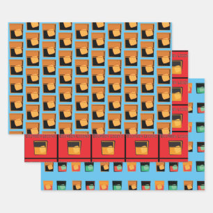 Feuille De Papier Cadeau Enveloppe cadeau - Bourbon Aficionado 3 Designs