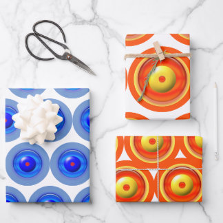 Feuille De Papier Cadeau Enveloppe cadeau - Cercles concentrés en Motif