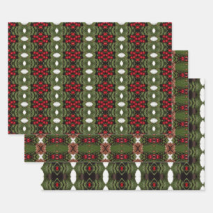 Feuille De Papier Cadeau Enveloppe cadeau de feuille de Noël décorative