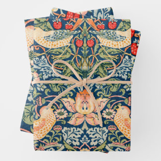 Feuille De Papier Cadeau Enveloppe cadeau de fraise Thief Ensemble de 3 feu