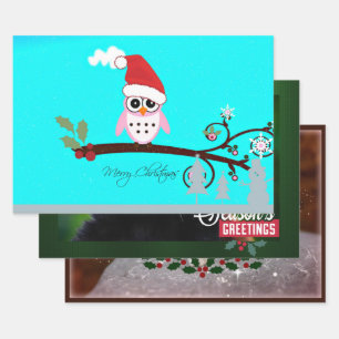 Feuille De Papier Cadeau Enveloppe cadeau de Noël populaire