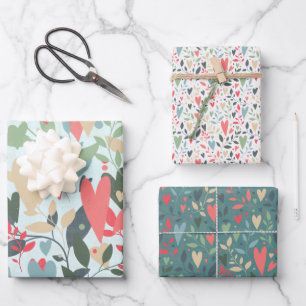 Feuille De Papier Cadeau Enveloppe cadeau Kitsch Hearts