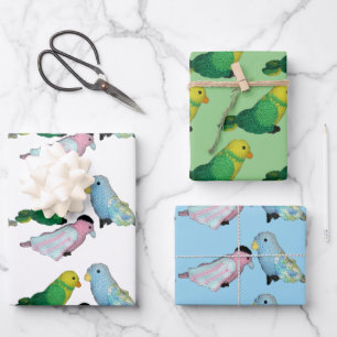 Feuille De Papier Cadeau Enveloppe cadeau - Poupées de perruque