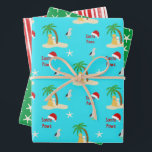 Feuille De Papier Cadeau Enveloppe cadeau pour chiens de l'île Christmas de<br><div class="desc">Apportez un peu de tout ce qui est côtier et les chiens à tous vos cadeaux de Noël cette année! Magasinez la ligne à Naptown Tails!</div>