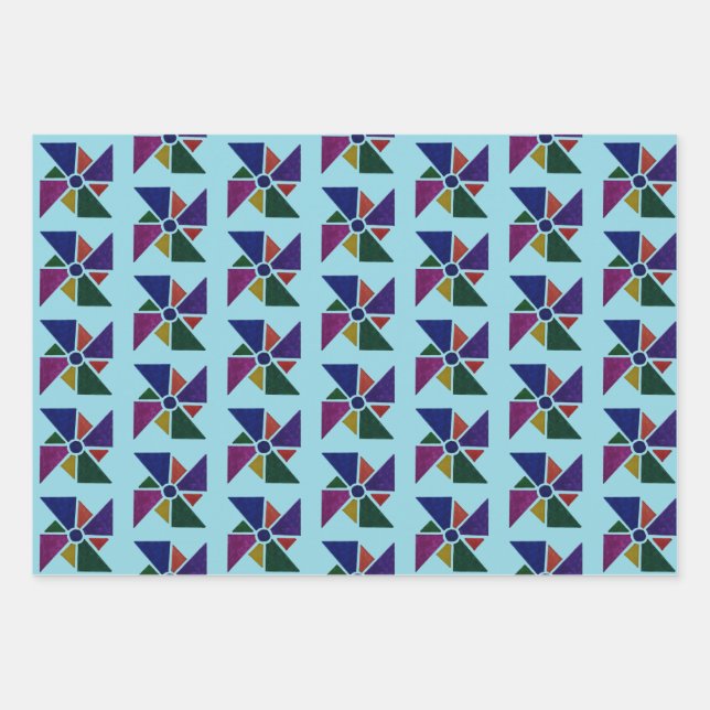 Feuille De Papier Cadeau Enveloppe cadeau pour ventilateur (Devant 3)