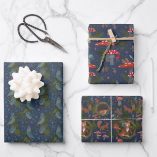 Feuille De Papier Cadeau Enveloppe cadeau Woodland