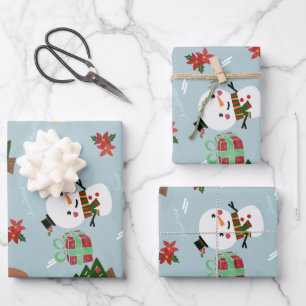 Feuille De Papier Cadeau enveloppe de noël