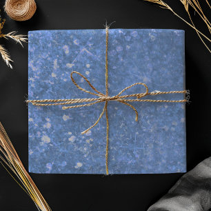Feuille De Papier Cadeau Éperche Parties scintillant Bleue Luxe