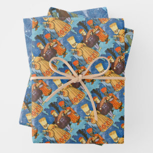 Feuille De Papier Cadeau Epiphany Three Kings from the East by Zdenek Guth