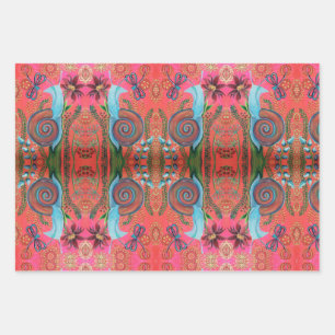 Feuille De Papier Cadeau escargot