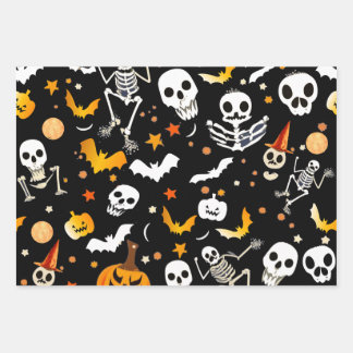 Feuille De Papier Cadeau Especial Halloween