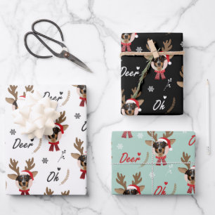 Feuille De Papier Cadeau Étoile pour animaux   Personnalisé Visage photo Re