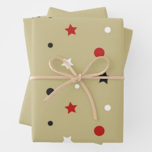 Feuille De Papier Cadeau Étoiles
