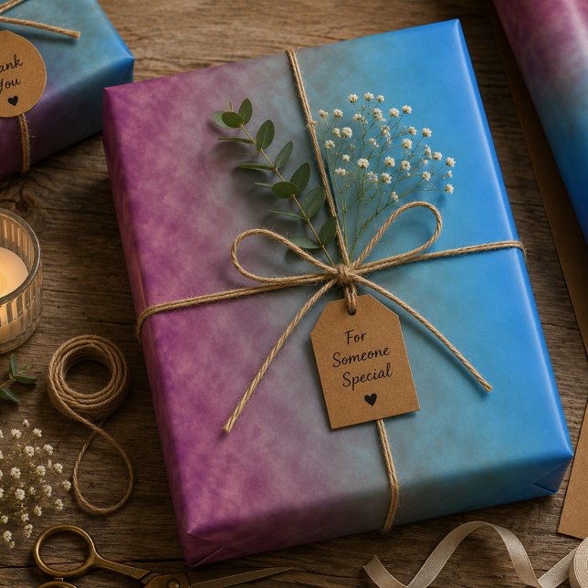 Feuille De Papier Cadeau Évanescence Céleste (Créateur téléchargé)