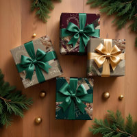 Fa La Magical Gold Christmas Photo Collage