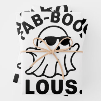 FEUILLE DE PAPIER CADEAU FAB-BOO-LOUS