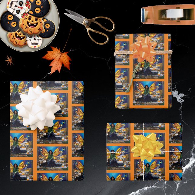 Feuille De Papier Cadeau Fairy Guardian Doberman Chien (Créateur téléchargé)