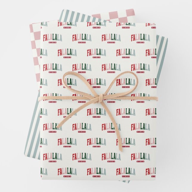 FEUILLE DE PAPIER CADEAU FALALA VIBES (En situation)