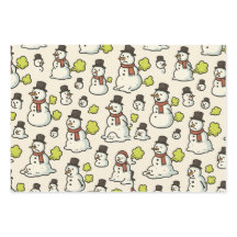 Farting Christmas Snowmen Pattern