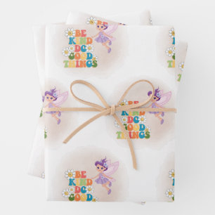 Feuille De Papier Cadeau Fée magnifique