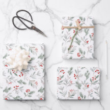 Festive Winter Botanical Wrap