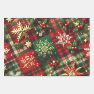 Feuille De Papier Cadeau Festivus 
