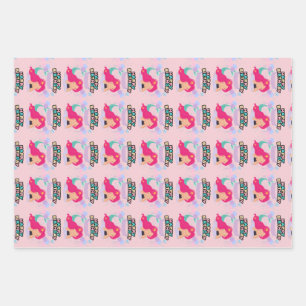 Feuille De Papier Cadeau Fête de la sirène Design - Sous-marin