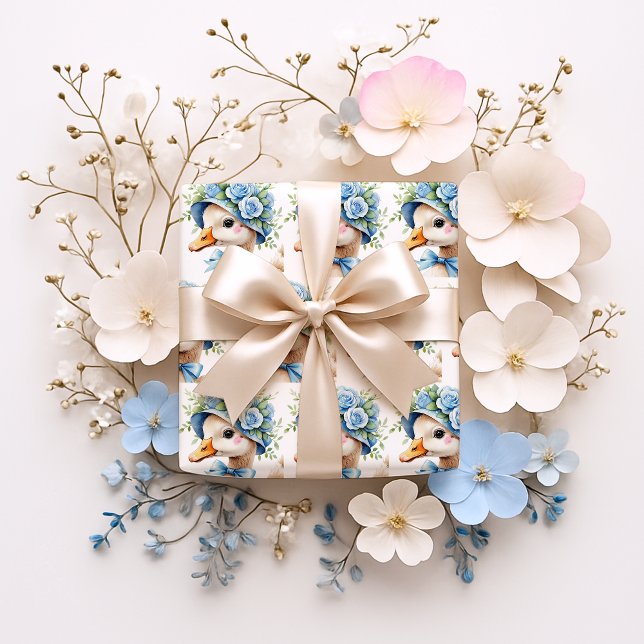 Feuille De Papier Cadeau Fête prénatale pour l'anniversaire d'un garçon, Si (Créateur téléchargé)