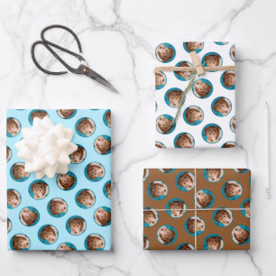 Feuille De Papier Cadeau Fil Fox Terrier Peinture de chiot tricolore Peintu