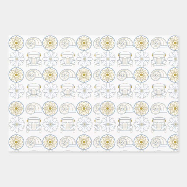 Feuille De Papier Cadeau Filipino Inspired Wrapping Paper (Devant)