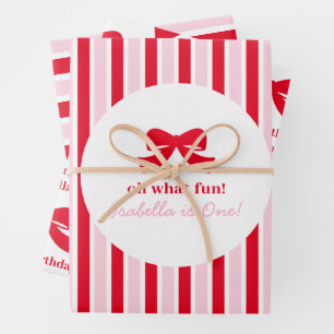Feuille De Papier Cadeau Fille amusante Oh quel plaisir Joyeux anniversaire