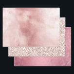 Feuille De Papier Cadeau Fille Glam Blush rose Anniversaire<br><div class="desc">Fille Glam Blush Pink anniversaire</div>