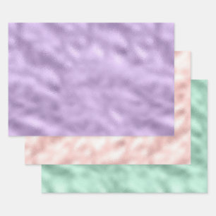 Feuille De Papier Cadeau Fille Glam violet