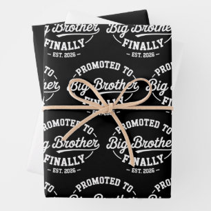 Feuille De Papier Cadeau Finalement promu chez Big Brother 2026 Bébé Annonc
