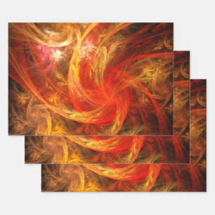 Feuille De Papier Cadeau Firestorm Nova Art Abstrait