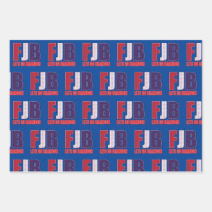 Feuille De Papier Cadeau FJB - Lets Go Brandon