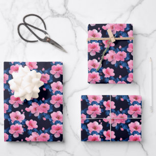 Feuille De Papier Cadeau Fleur de Cerisier