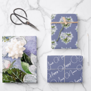 Feuille De Papier Cadeau Fleur de pomme