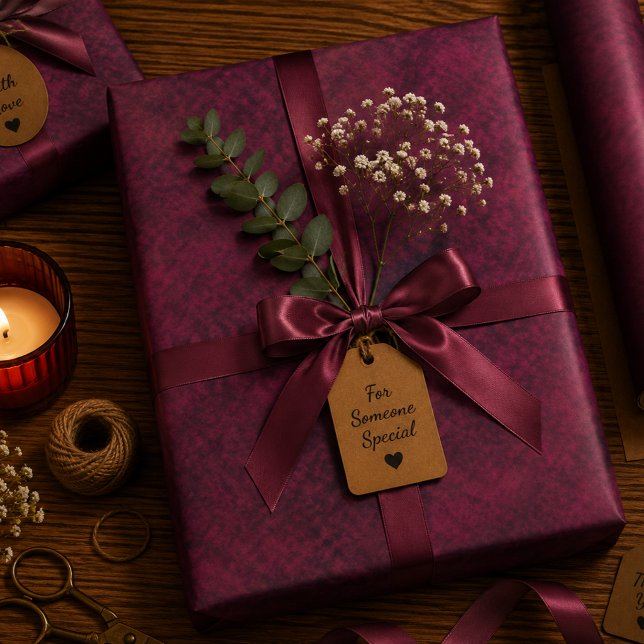 Feuille De Papier Cadeau Fleur Écrasée (Créateur téléchargé)