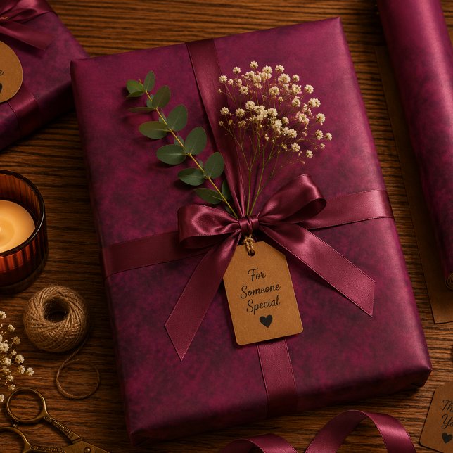Feuille De Papier Cadeau Fleur Écrasée (Créateur téléchargé)