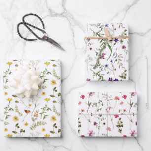 Feuille De Papier Cadeau Fleur sauvage Meadow