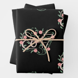 Feuille De Papier Cadeau Fleur subtile anti Trump 8647 86 47 Boho