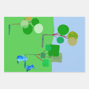 Feuille De Papier Cadeau Folie Sauvage