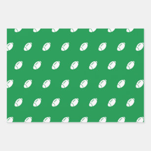 Feuille De Papier Cadeau Football, Amateur De Sport, Motif Cadeau Du Fan De