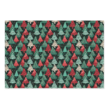 Forêt d'arbres de Noël